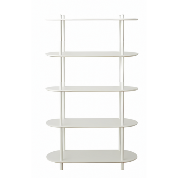 Fuurn Curve 五層書架 (白色)